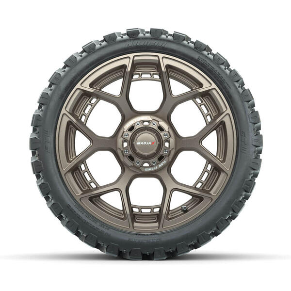 15" MadJax® Flow Form Evolution Matte Bronze Wheels with GTW® Nomad Off Road Tires (23x10-15) Set of (4)