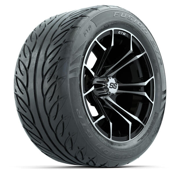 GTW Spyder 14" Wheels with 255/45-R14 Fusion GTR Street Tires