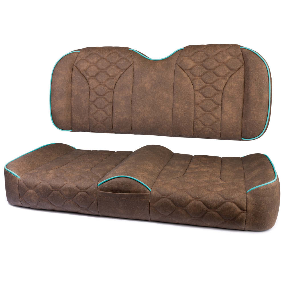MODZ® FS2 CUSTOM FRONT SEAT - BROWN BASE: Fits: Club Car Precedent/Onward/Tempo