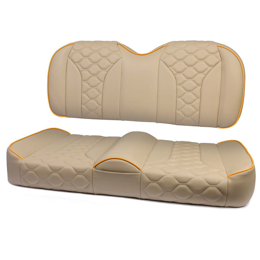 MODZ® FS2 CUSTOM FRONT SEAT - KHAKI BASE Fits: Club Car Precedent/ Onward/ Tempo (2004+)