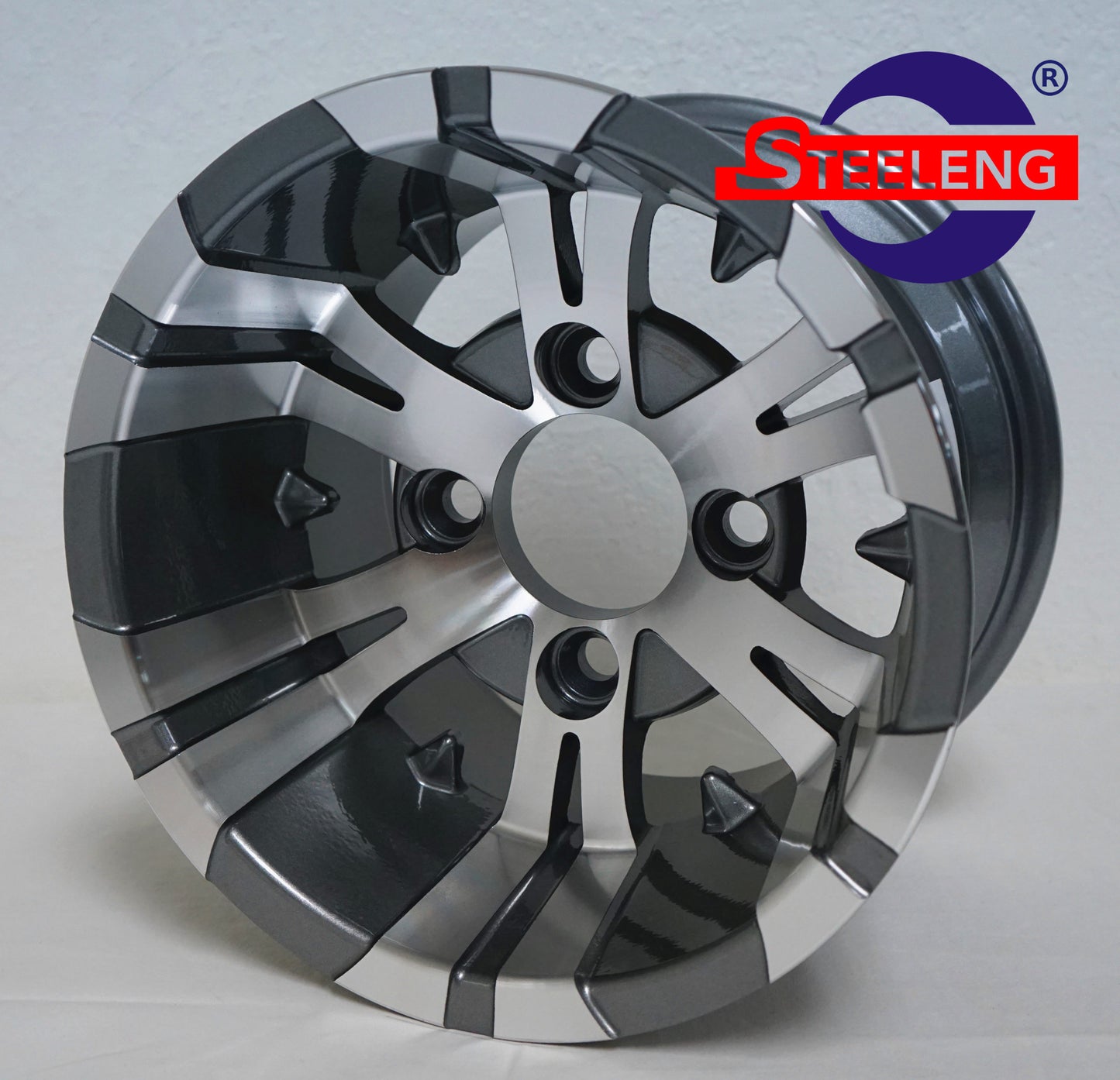 STEELENG 10” Machined/Gunmetal ‘VAMPIRE' wheels with 20"x10"-10" All Terrain tires