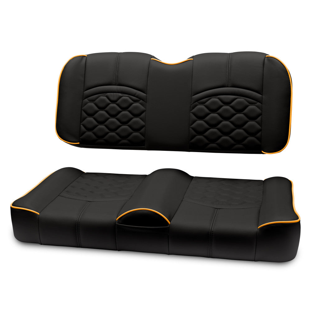 MODZ® FS1 CUSTOM FRONT SEAT - BLACK BASE Fits: EZGO TXT(1995+)/ RXV(2008+)