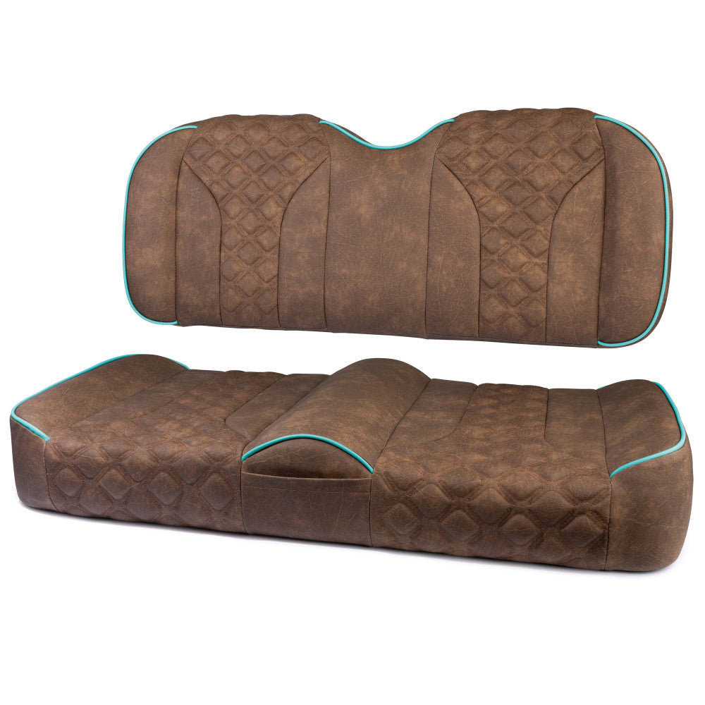 MODZ® FS2 CUSTOM FRONT SEAT - BROWN BASE: Fits: Club Car Precedent/Onward/Tempo