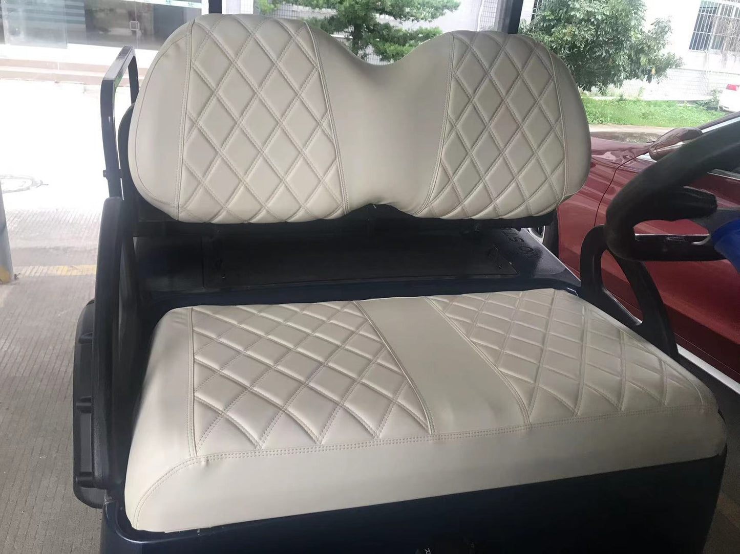 Nokins Seat Cover (Off-White) Club Car Precedent