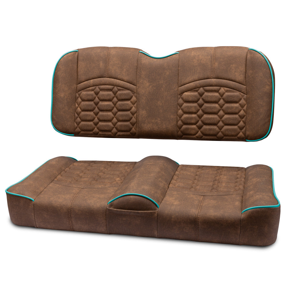MODZ® FS1 CUSTOM FRONT SEAT - BROWN BASE Fits: Club Car Precedent/ Onward/ Tempo(2004+)
