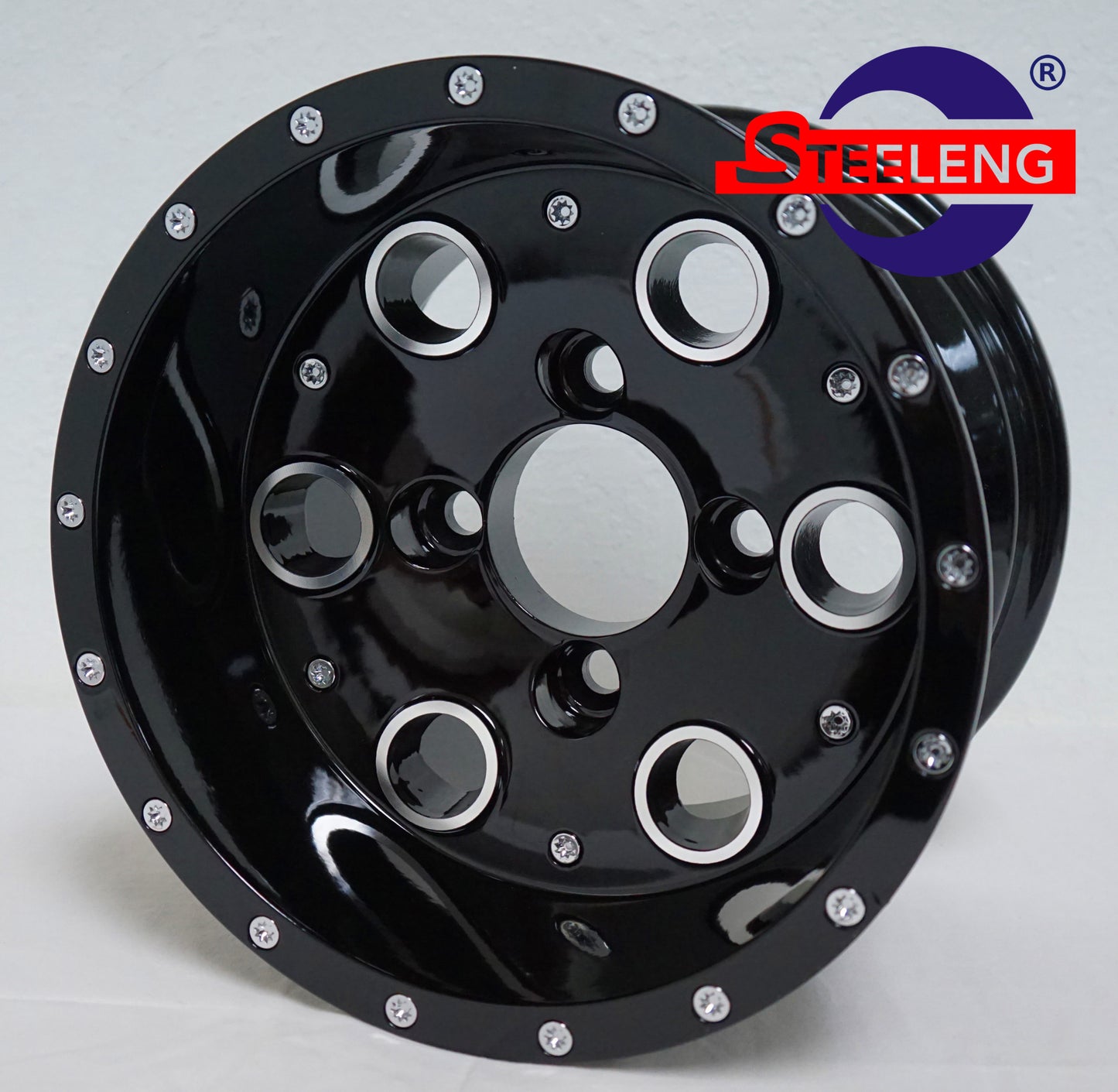 STEELENG 10” Black ‘Pioneer’ Wheels With 22"x10.5"-10" Tires