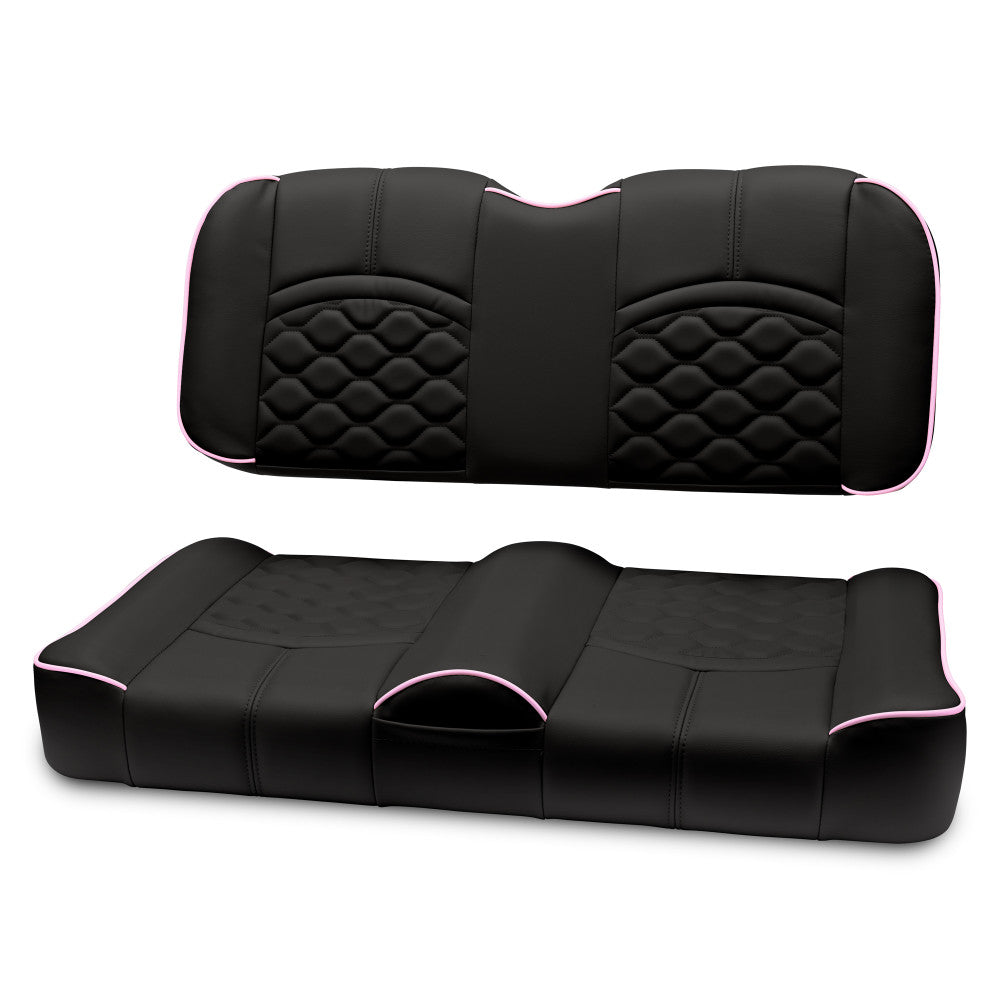 MODZ® FS1 CUSTOM FRONT SEAT - BLACK BASE Fits: EZGO TXT(1995+)/ RXV(2008+)