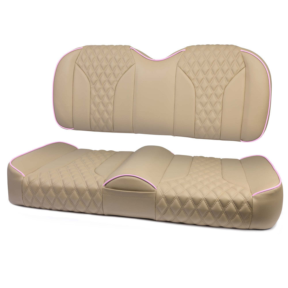 MODZ® FS2 CUSTOM FRONT SEAT - KHAKI BASE Fits: Club Car Precedent/ Onward/ Tempo (2004+)