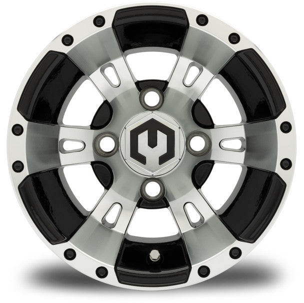 MODZ® Ambush Machine & Black 10" Golf Cart Wheel