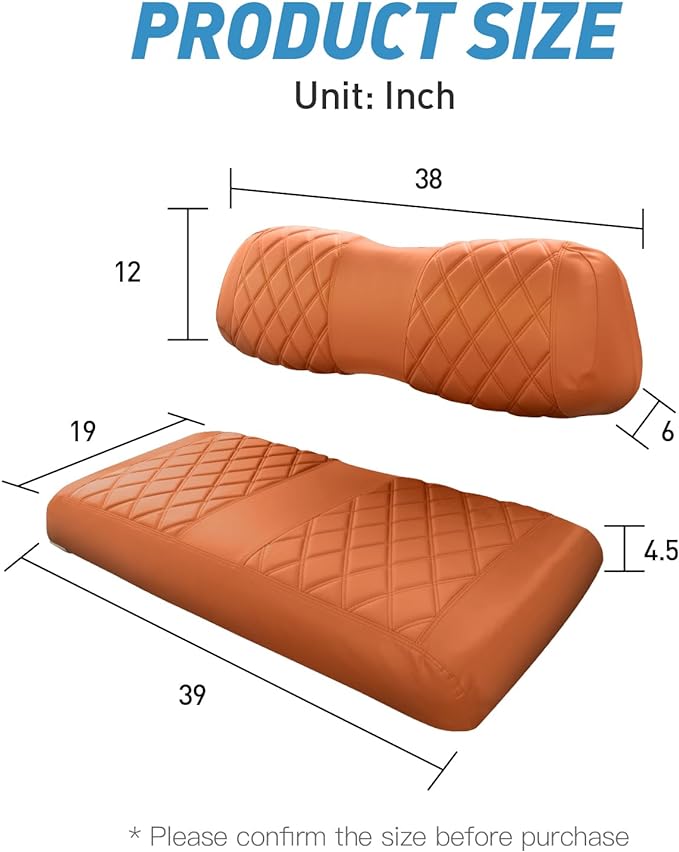 Nokins Seat Cover (All-Brown) Club Car DS 2000+