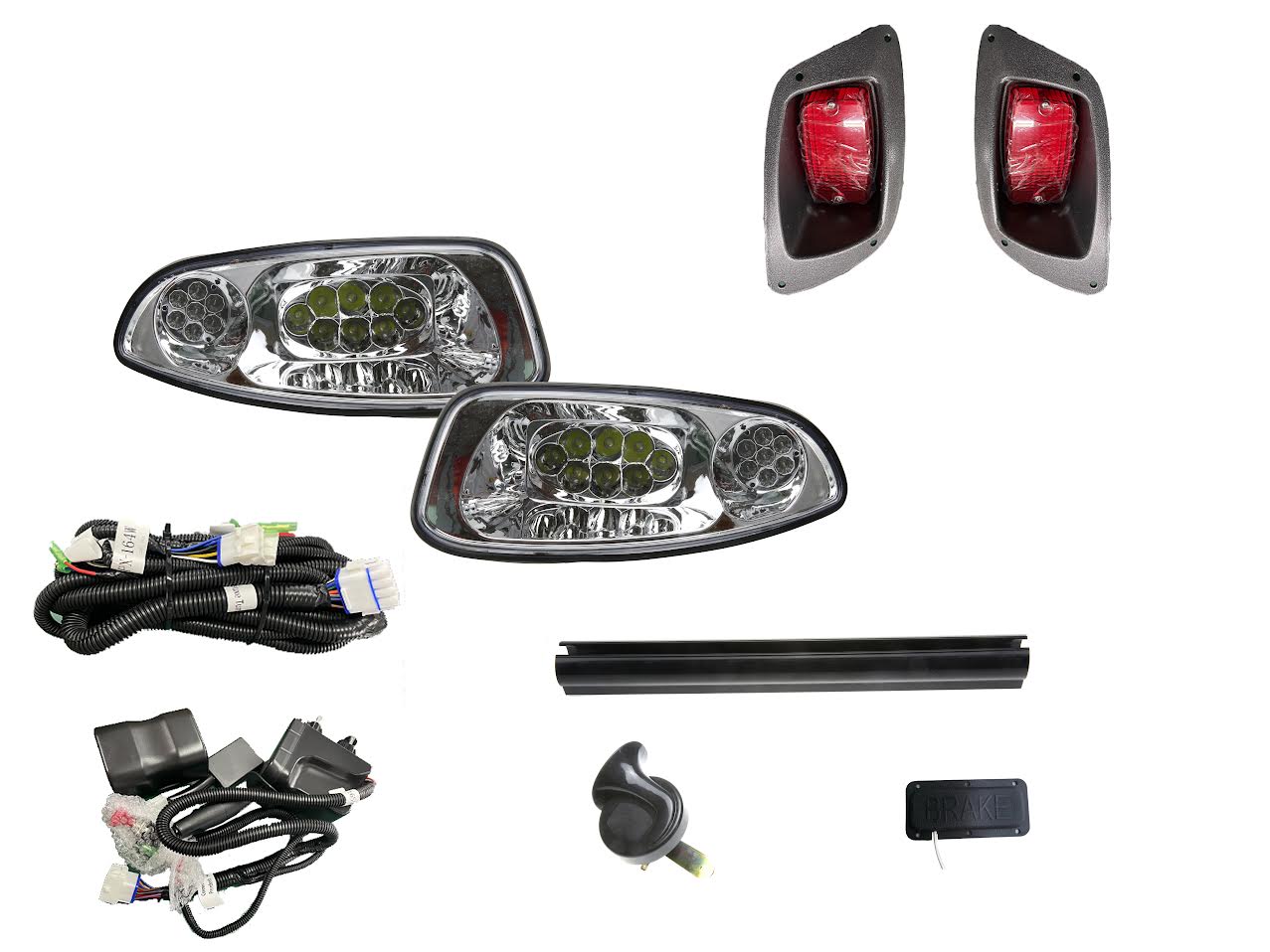 EZGO RXV 2016+ LED High Low Beam Light Kit 12V-48V