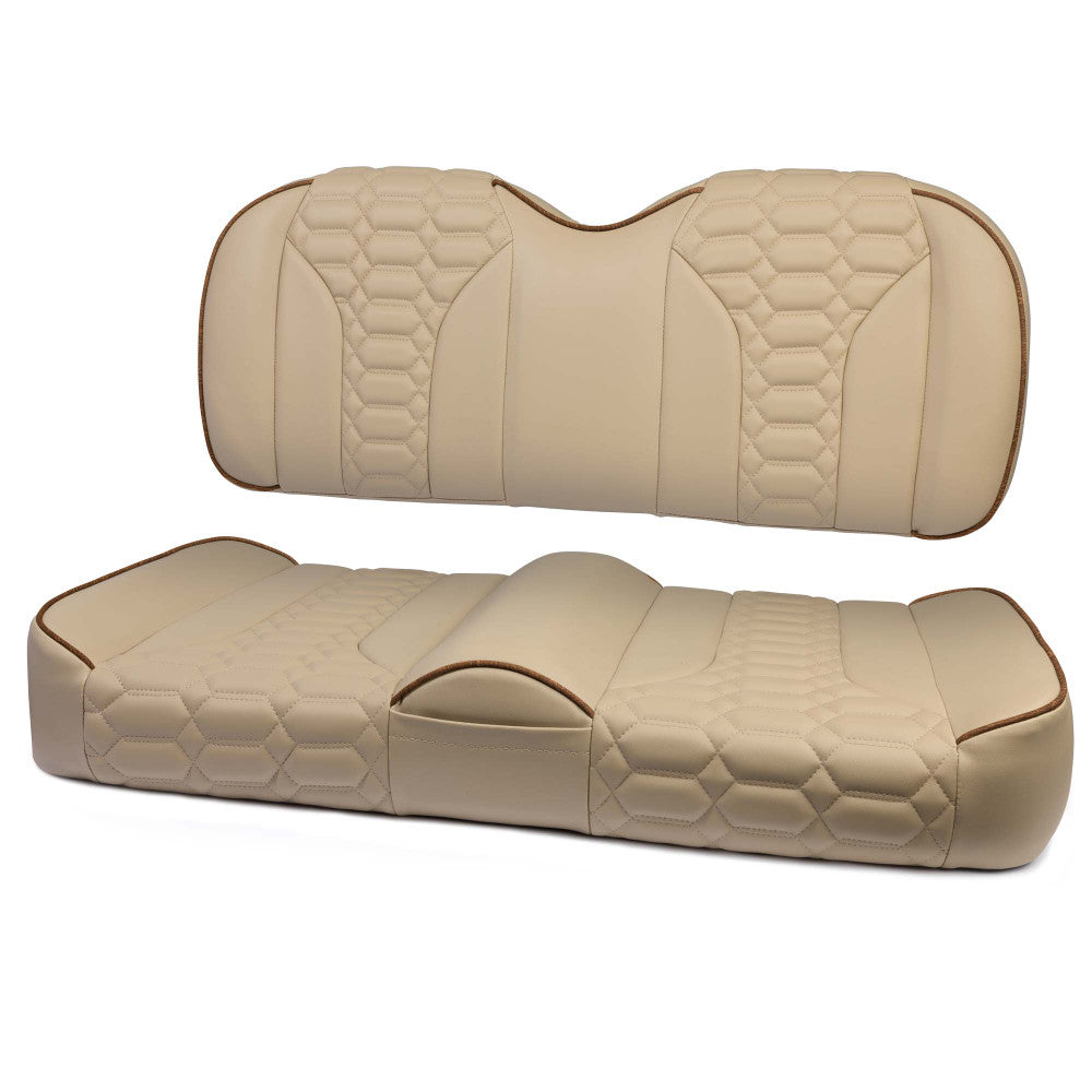 MODZ® FS2 CUSTOM FRONT SEAT - KHAKI BASE Fits: Club Car Precedent/ Onward/ Tempo (2004+)
