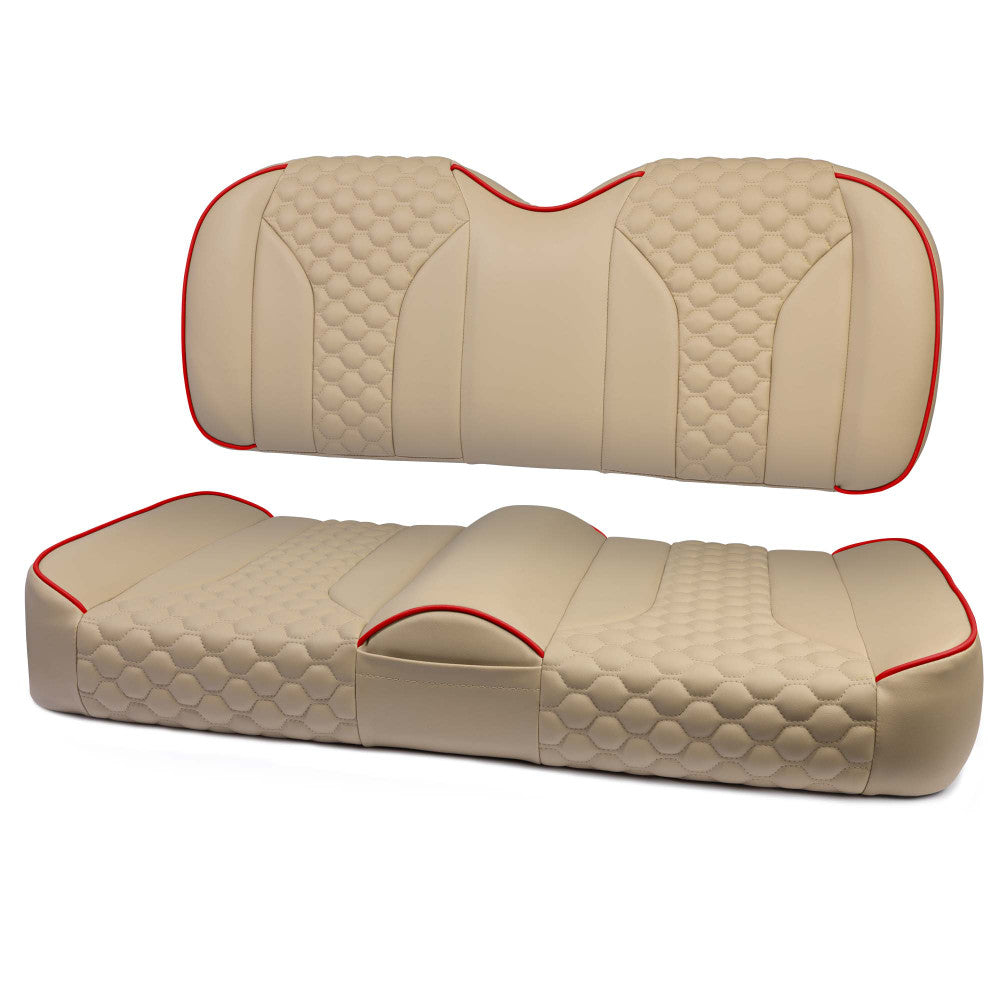 MODZ® FS2 CUSTOM FRONT SEAT - KHAKI BASE Fits: Club Car Precedent/ Onward/ Tempo (2004+)