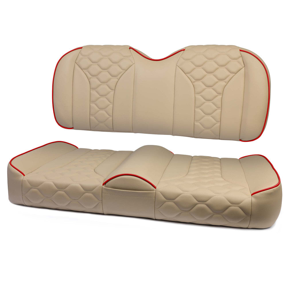 MODZ® FS2 CUSTOM FRONT SEAT - KHAKI BASE Fits: Club Car Precedent/ Onward/ Tempo (2004+)
