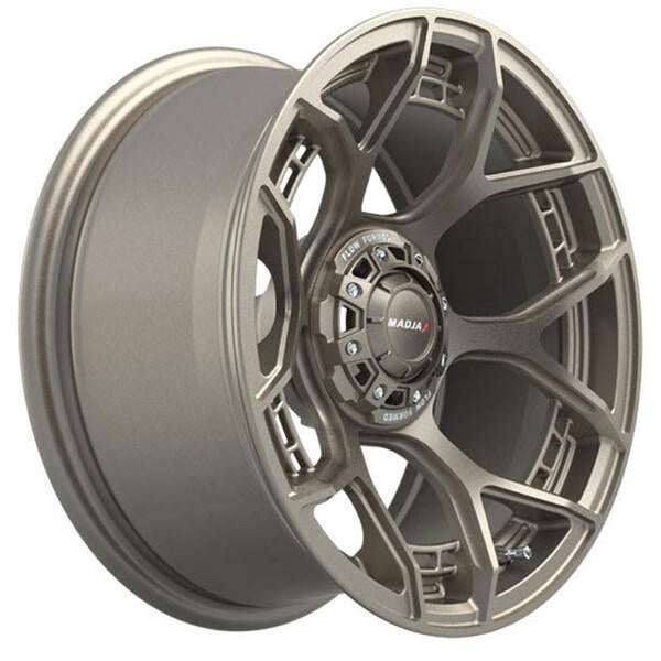 15" MadJax® Flow Form Evolution Matte Bronze Wheels with GTW® Nomad Off Road Tires (23x10-15) Set of (4)