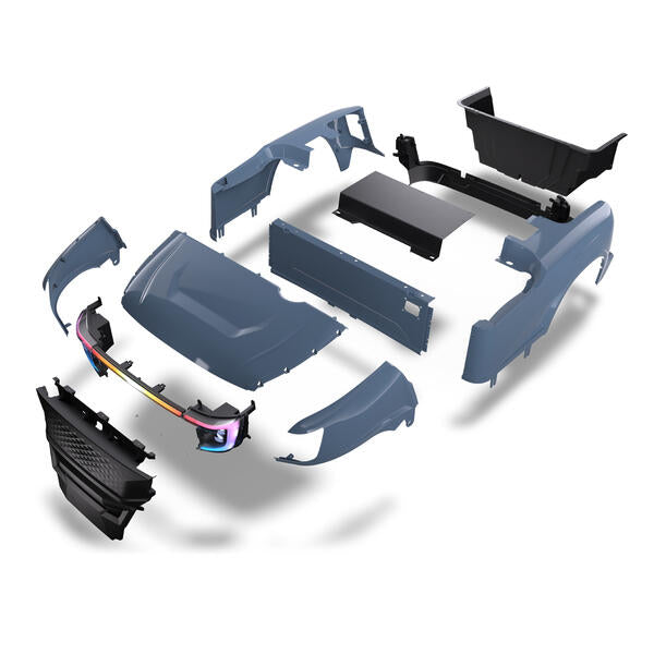 EZGO RXV MadJax® APEX Body Kit – Aqua