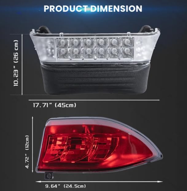 Club Car Precedent LED Ultimate Light Kit (12V-48V) (2004+)