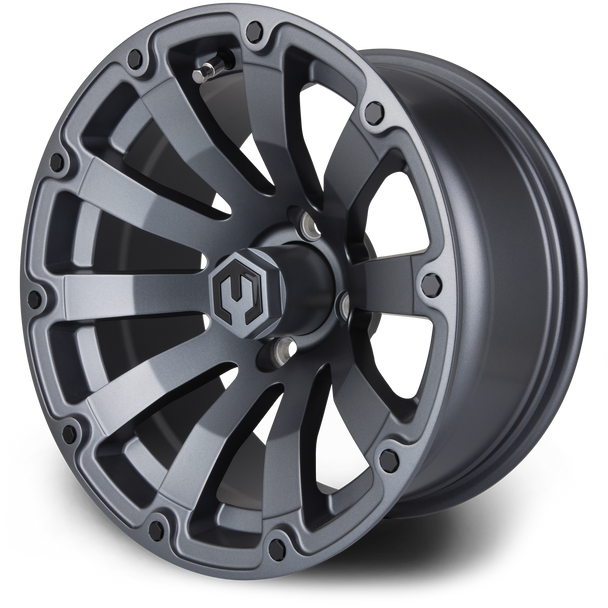 MODZ® Bomber Matte Gunmetal 14" Golf Cart Wheel
