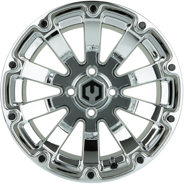 MODZ® Bomber Chrome 14" Golf Cart Wheel