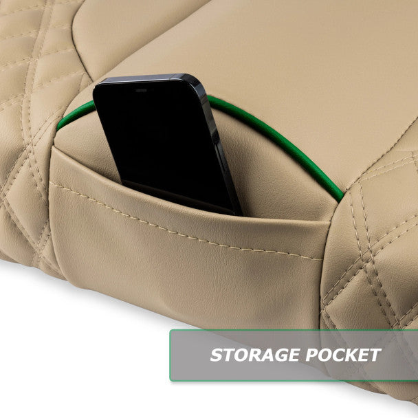 MODZ® FS2 CUSTOM FRONT SEAT - KHAKI BASE Fits: EZGO TXT (1995+)/RXV(2008+)