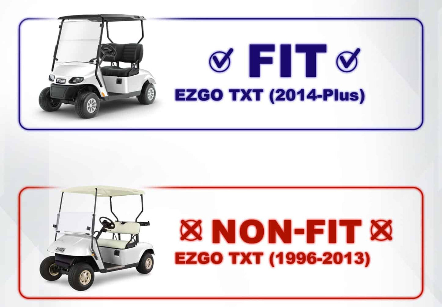 2014+ EZGO TXT Brush Guard Black Powder Coated (EZGO TXT/Freedom/Valor (2014-up))