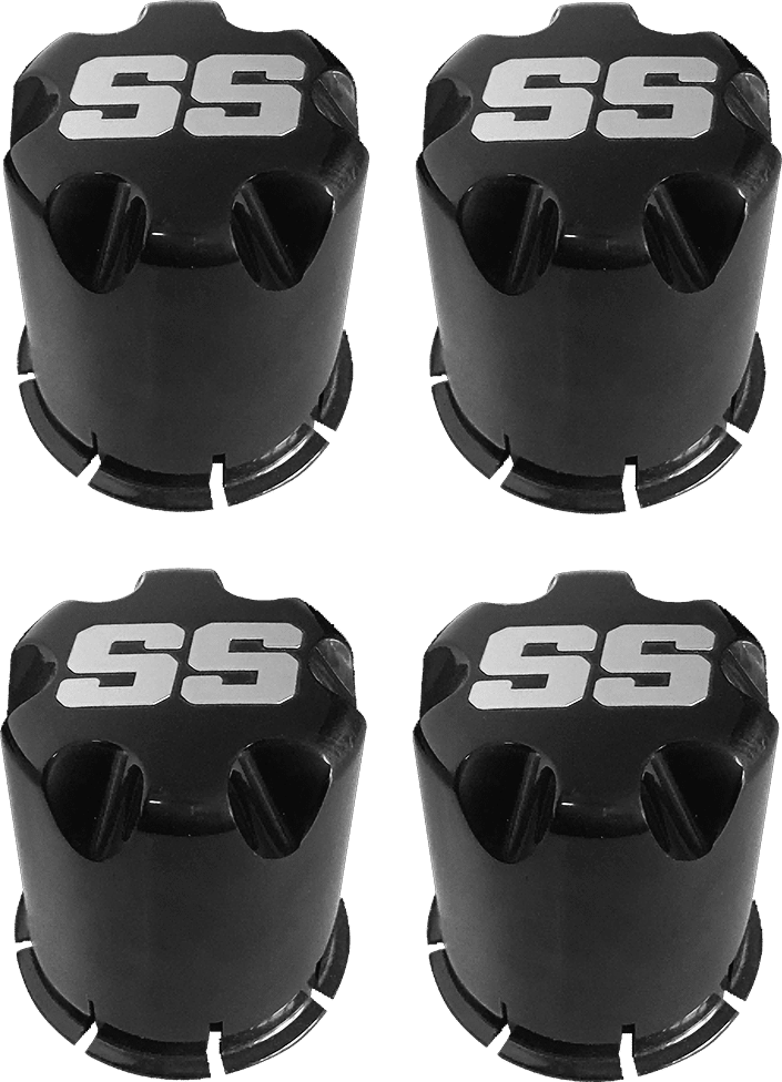 STEELENG 15"X7" BLACK 'VAMPIRE' ALUMINUM WHEELS + 23"X10"-15" DOT ALL-TERRAIN TIRES COMBO (SET OF 4)