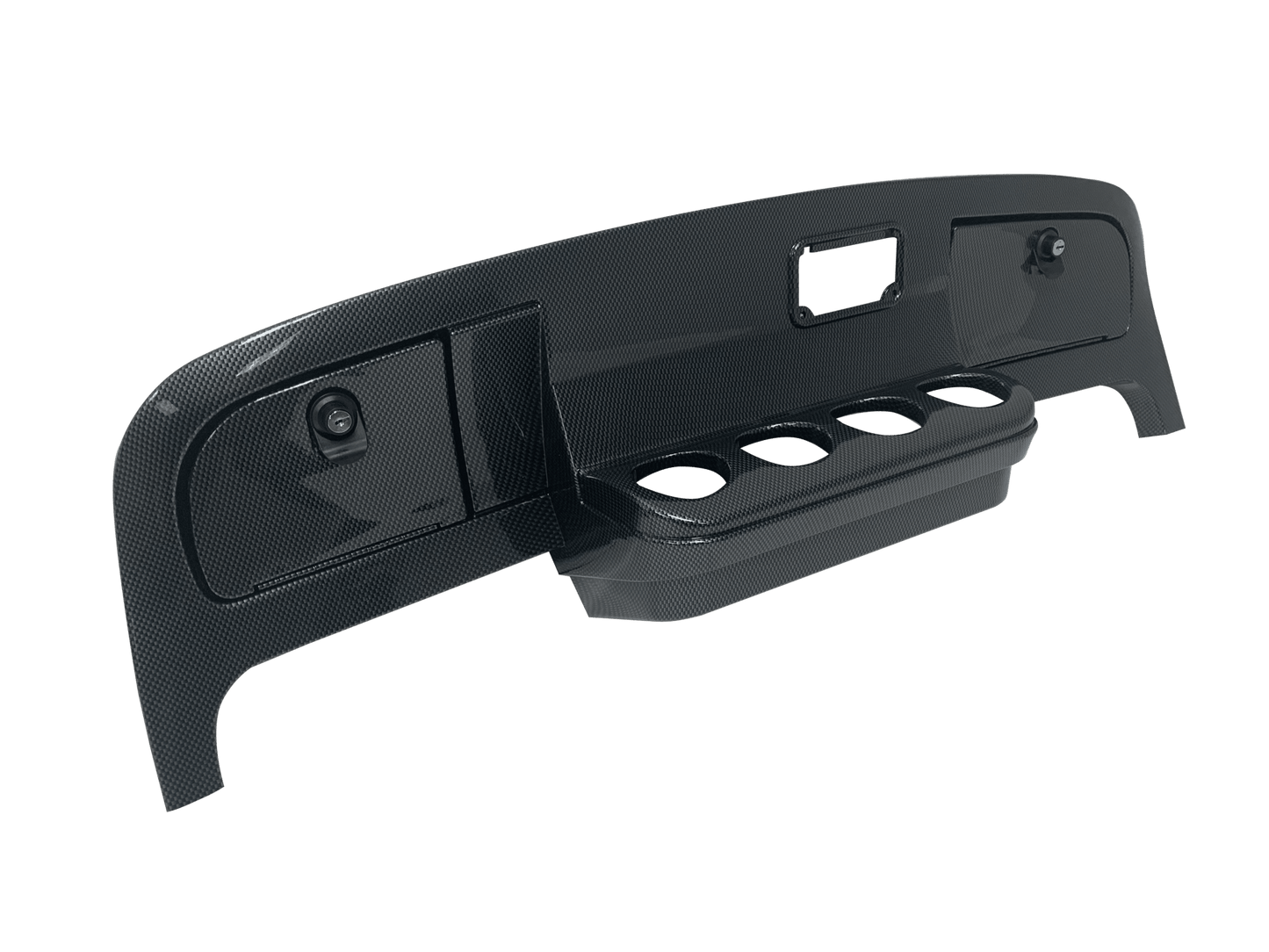 SGC EZGO TXT Replacement Carbon Fiber Dashboard w/ Locking Glove Boxes (1996-2013)