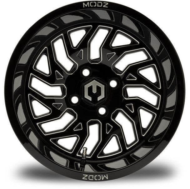 MODZ® Carnage Glossy Black 14" Golf Cart Wheel