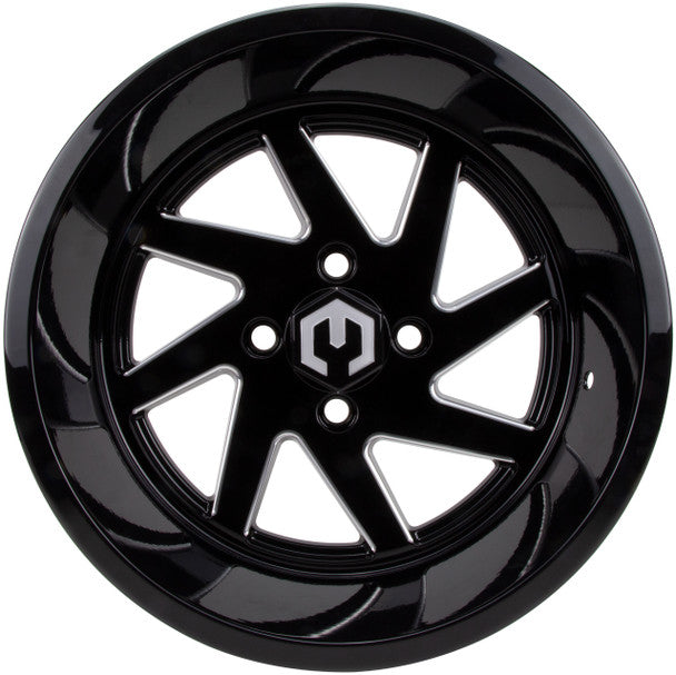 MODZ® Fury Glossy Black 14" Golf Cart Wheel