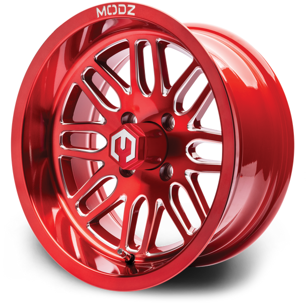 MODZ® Mayhem Red 14" Golf Cart Wheel