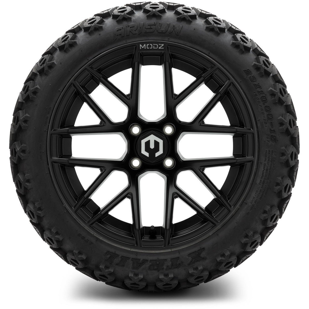 MODZ® 15" Matrix Matte Black Wheels & 23x10x15 Off-Road Tires