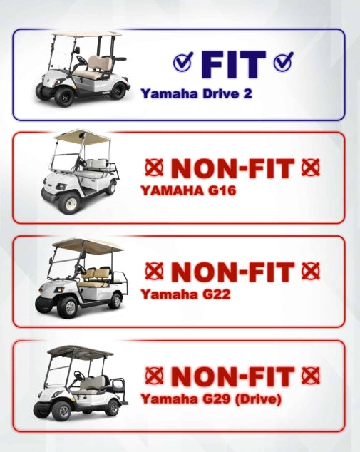 Yamaha Drive 2 DOT Approved Clear Foldable Windshield AS-4 (2017+)