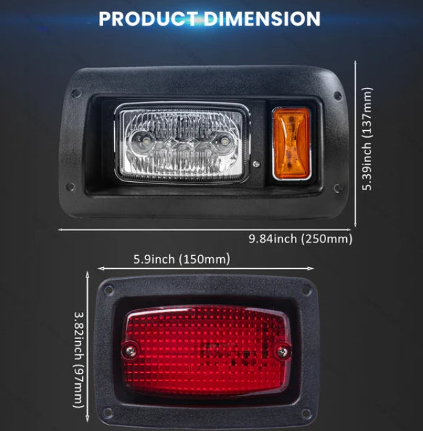 Club Car DS LED Adjustable Light kit 12V-48V