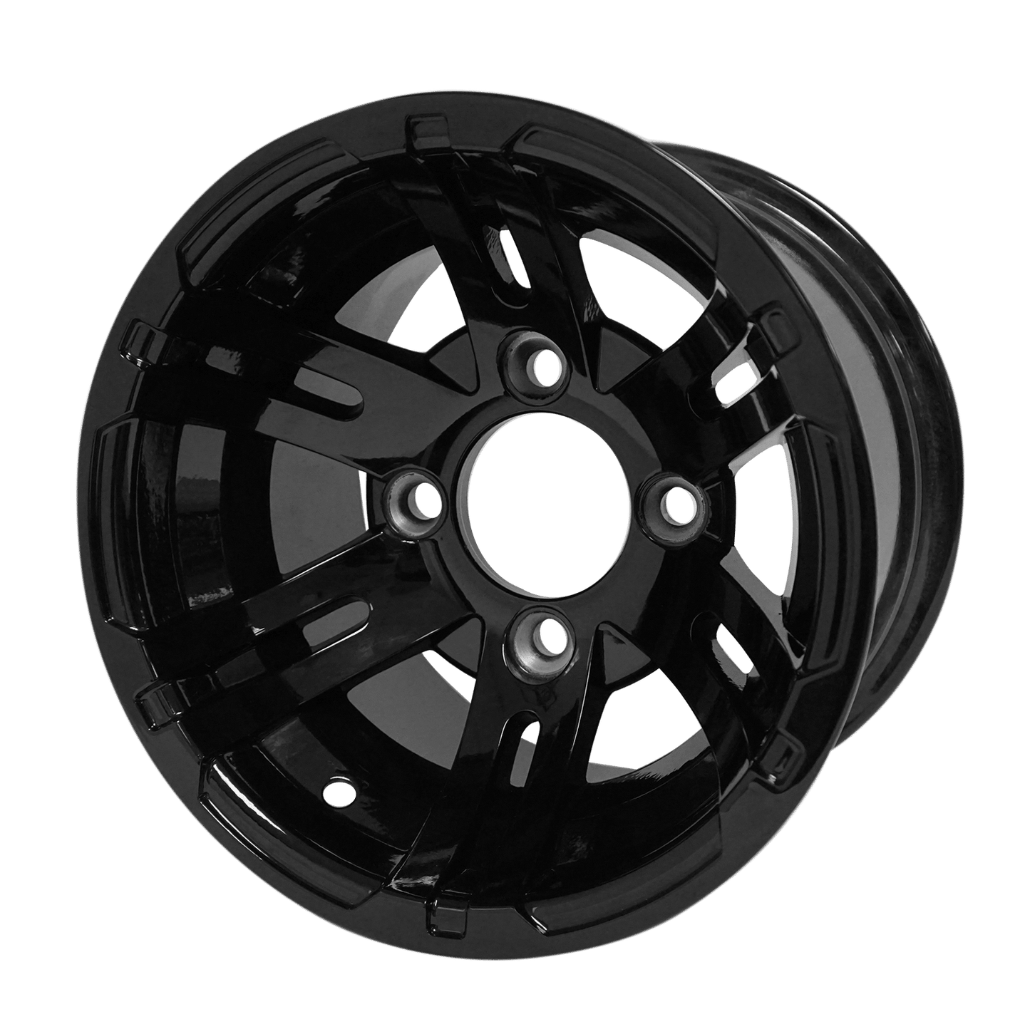 SGC 10″ Bulldog Glossy Black Wheel – Aluminum Alloy