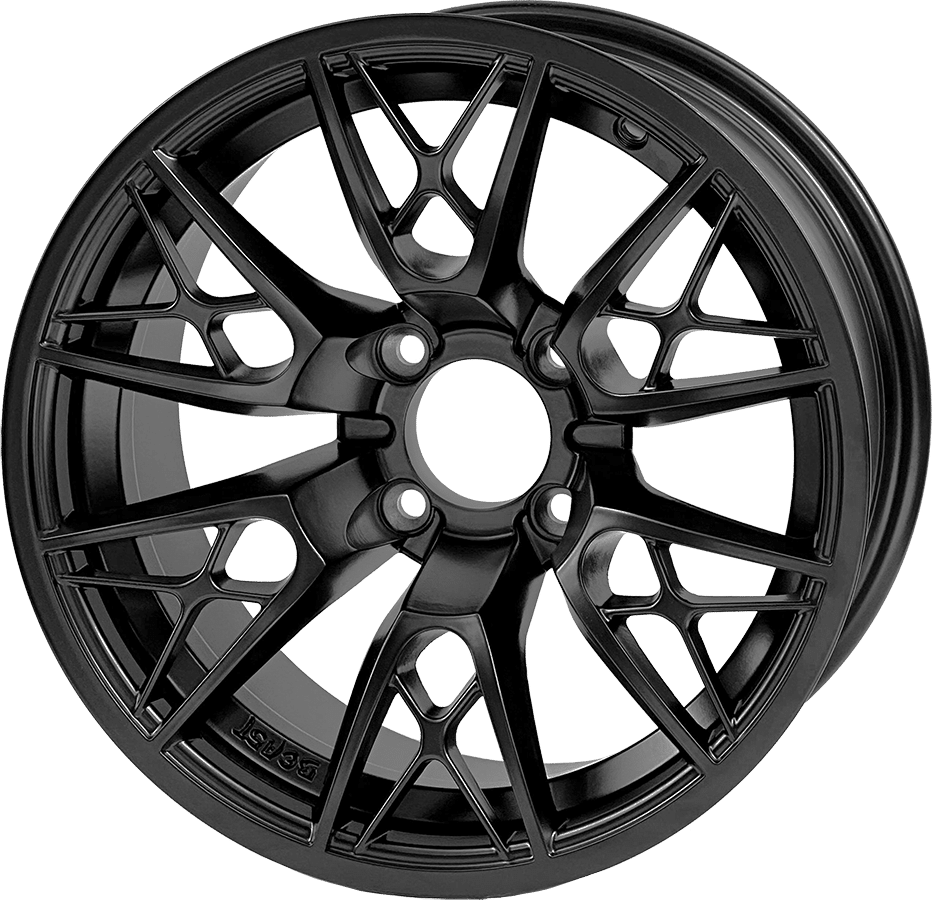 14″ Saber Tooth Matte Black Wheel – Aluminum Alloy