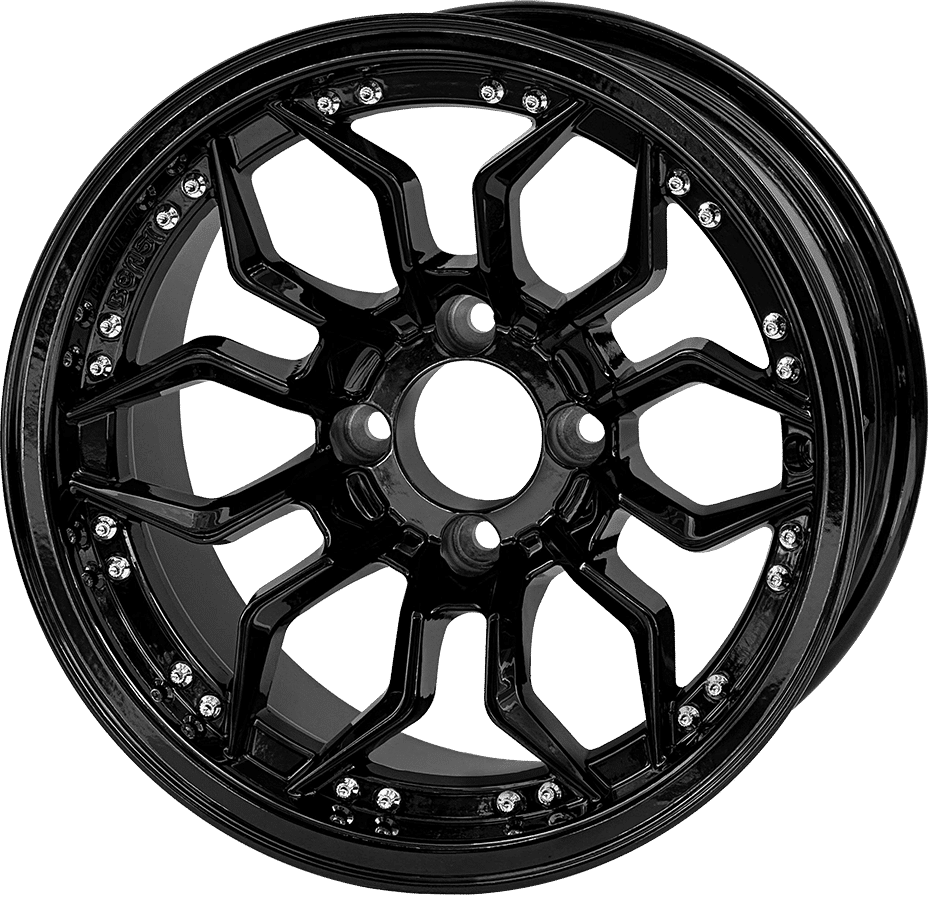 14″ Scorpion Glossy Black Wheel – Aluminum Alloy