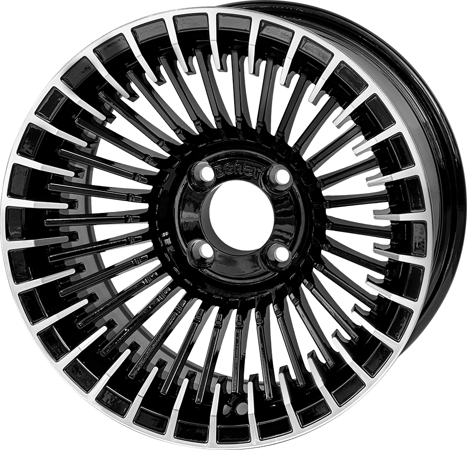 14″ Piranha Machined Black – Aluminum Alloy