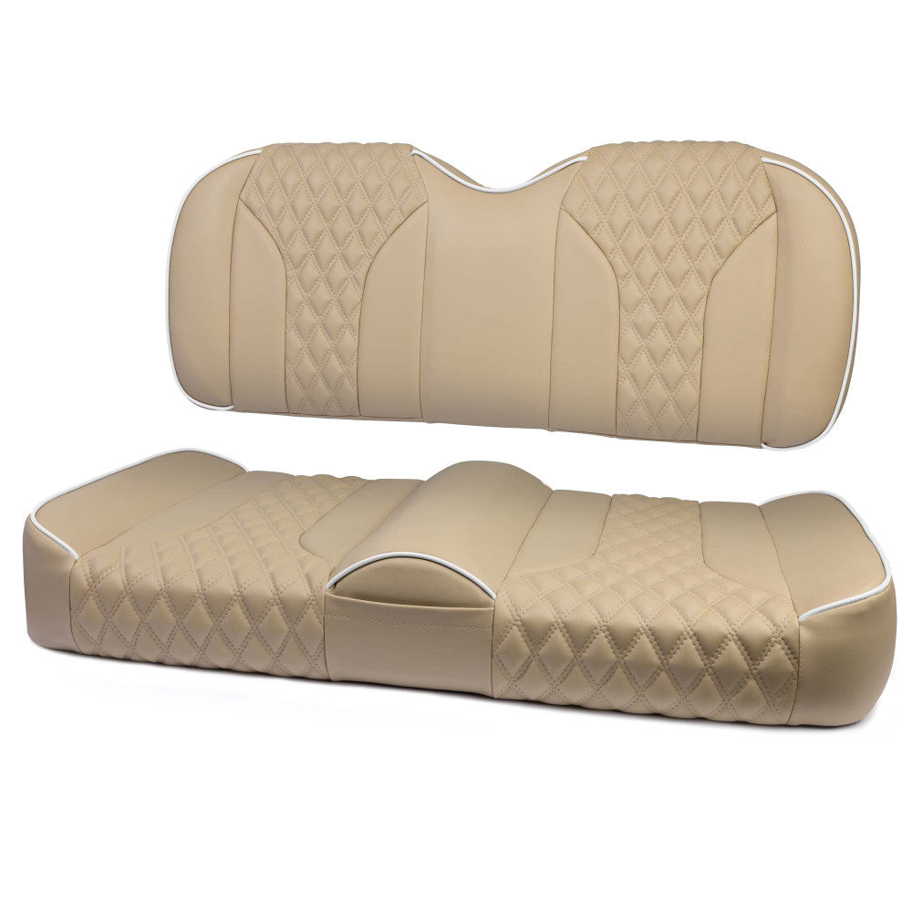 MODZ® FS2 CUSTOM FRONT SEAT - KHAKI BASE Fits: Club Car Precedent/ Onward/ Tempo (2004+)