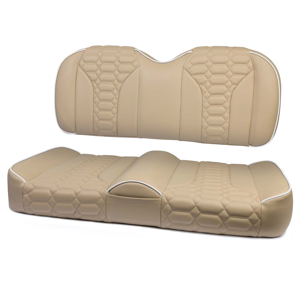 MODZ® FS2 CUSTOM FRONT SEAT - KHAKI BASE Fits: Club Car Precedent/ Onward/ Tempo (2004+)