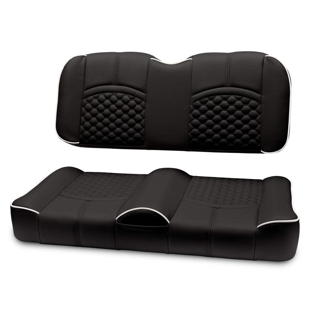 MODZ® FS1 CUSTOM FRONT SEAT - BLACK BASE Fits: EZGO TXT(1995+)/ RXV(2008+)
