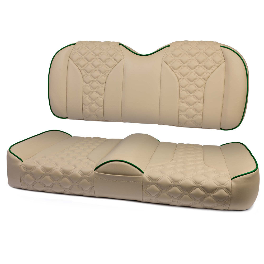 MODZ® FS2 CUSTOM FRONT SEAT - KHAKI BASE Fits: Club Car Precedent/ Onward/ Tempo (2004+)