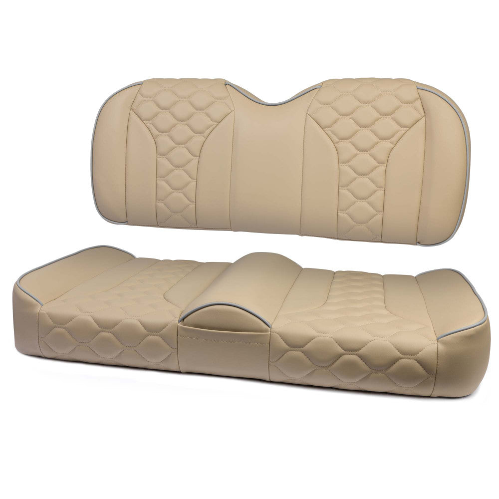 MODZ® FS2 CUSTOM FRONT SEAT - KHAKI BASE Fits: Club Car Precedent/ Onward/ Tempo (2004+)