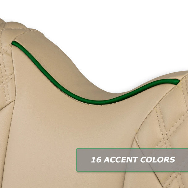 MODZ® FS2 CUSTOM FRONT SEAT - KHAKI BASE Fits: Club Car Precedent/ Onward/ Tempo (2004+)