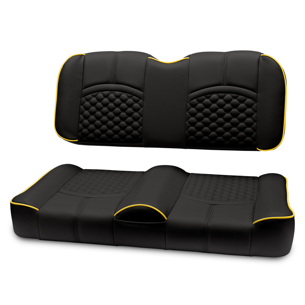 MODZ® FS1 CUSTOM FRONT SEAT - BLACK BASE Fits: EZGO TXT(1995+)/ RXV(2008+)