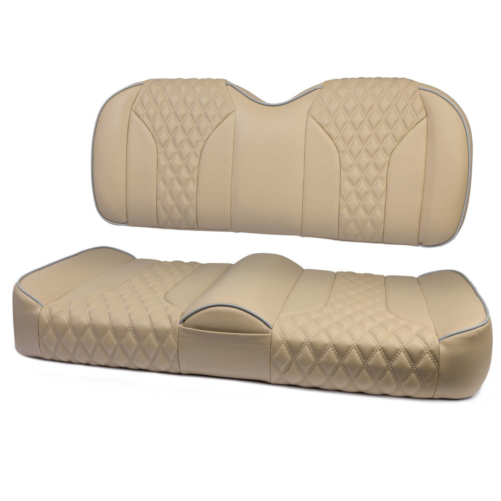 MODZ® FS2 CUSTOM FRONT SEAT - KHAKI BASE Fits: Club Car Precedent/ Onward/ Tempo (2004+)