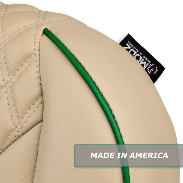 MODZ® FS2 CUSTOM FRONT SEAT - KHAKI BASE Fits: EZGO TXT (1995+)/RXV(2008+)