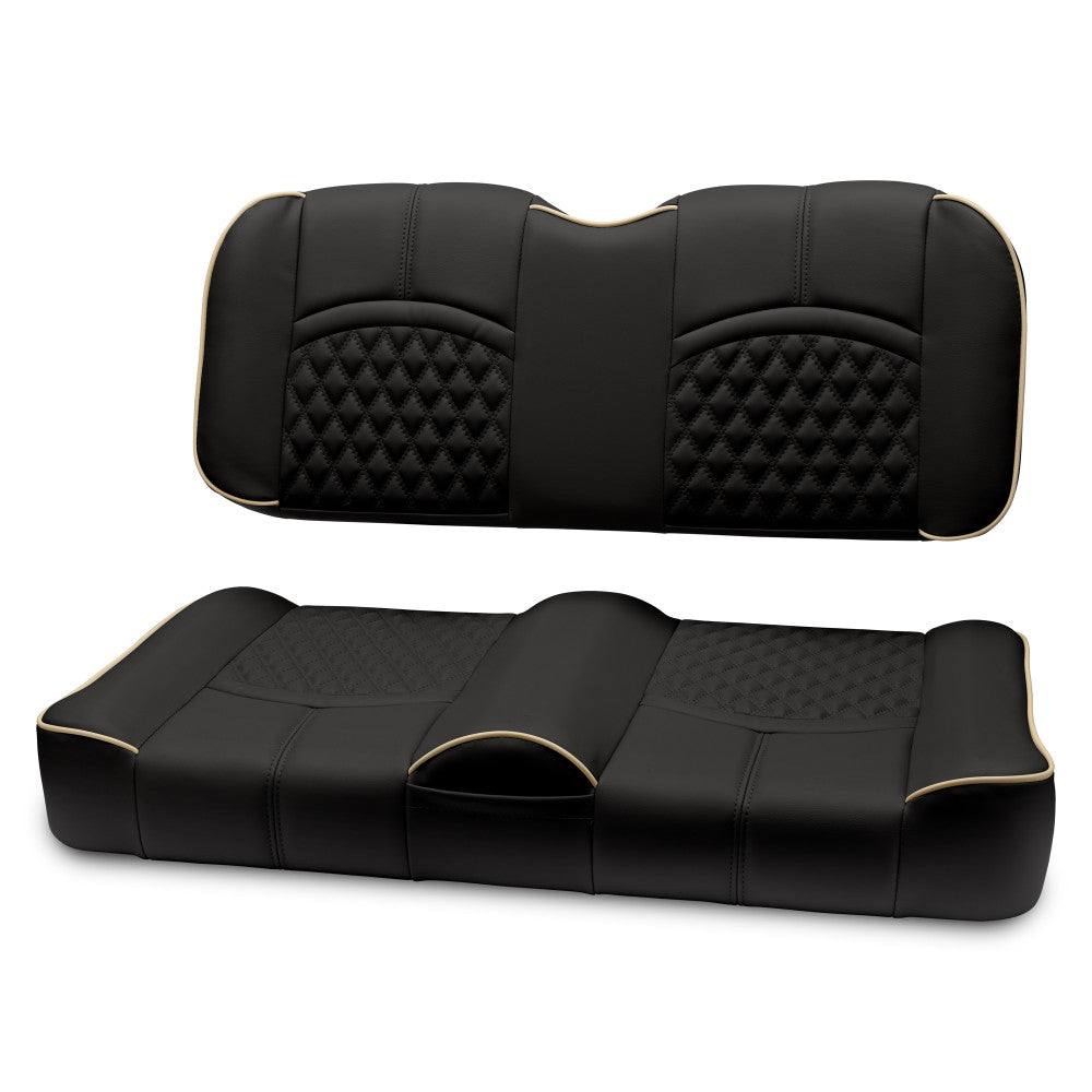 MODZ® FS1 CUSTOM FRONT SEAT - BLACK BASE Fits: EZGO TXT(1995+)/ RXV(2008+)