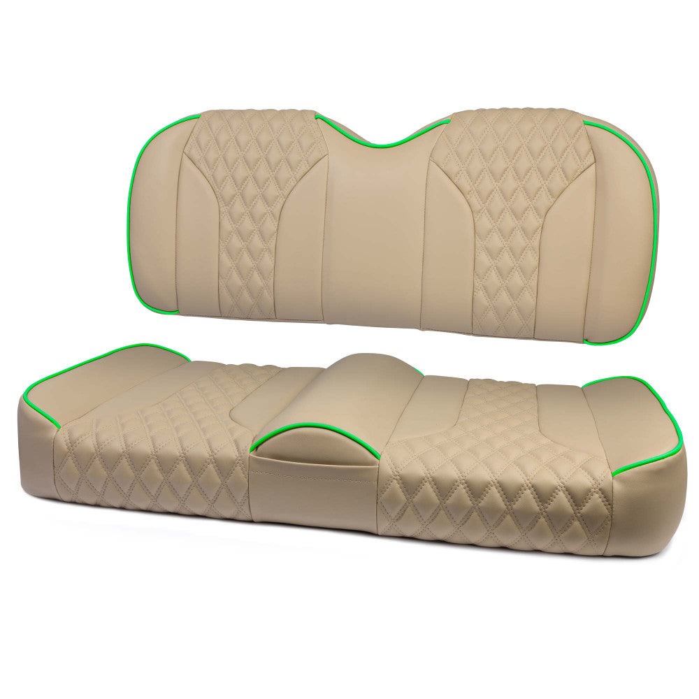 MODZ® FS2 CUSTOM FRONT SEAT - KHAKI BASE Fits: Club Car Precedent/ Onward/ Tempo (2004+)