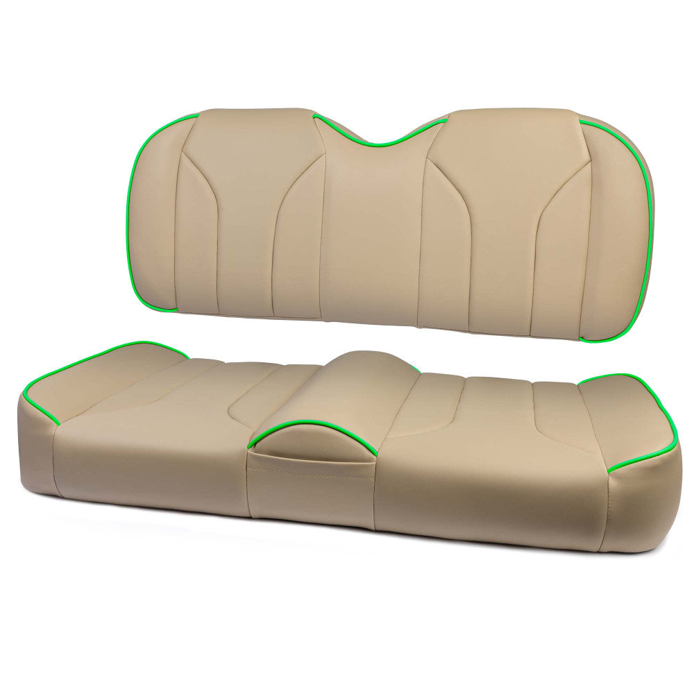 MODZ® FS2 CUSTOM FRONT SEAT - KHAKI BASE Fits: Club Car Precedent/ Onward/ Tempo (2004+)