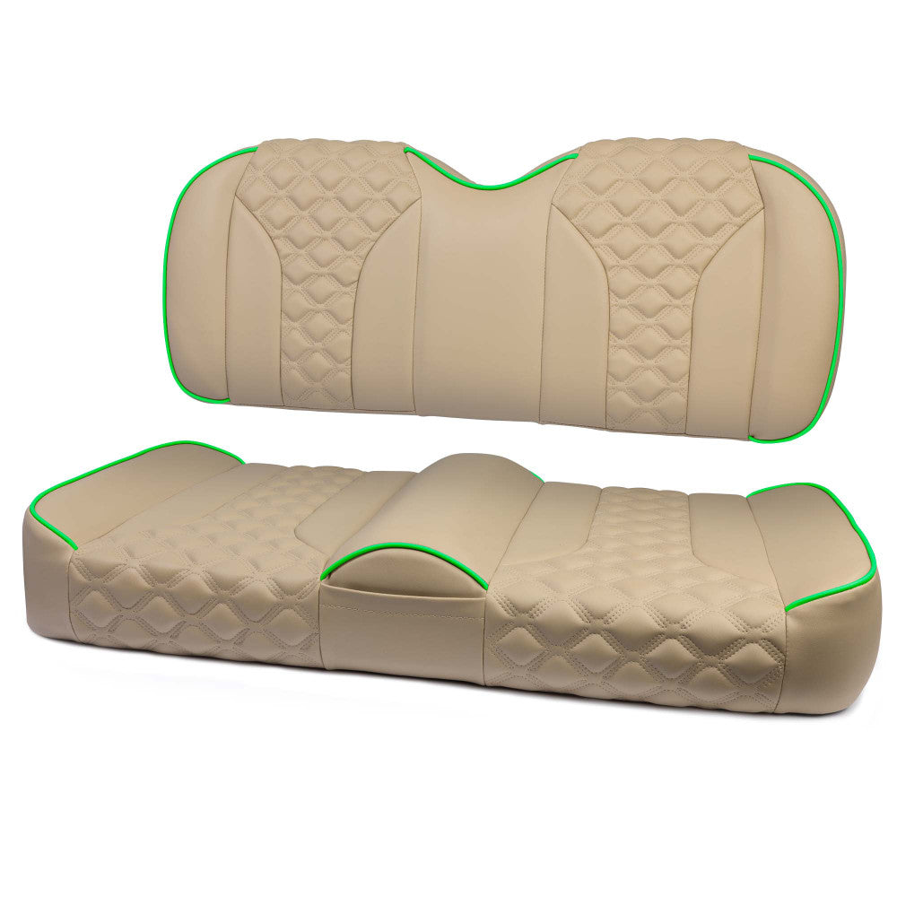 MODZ® FS2 CUSTOM FRONT SEAT - KHAKI BASE Fits: Club Car Precedent/ Onward/ Tempo (2004+)